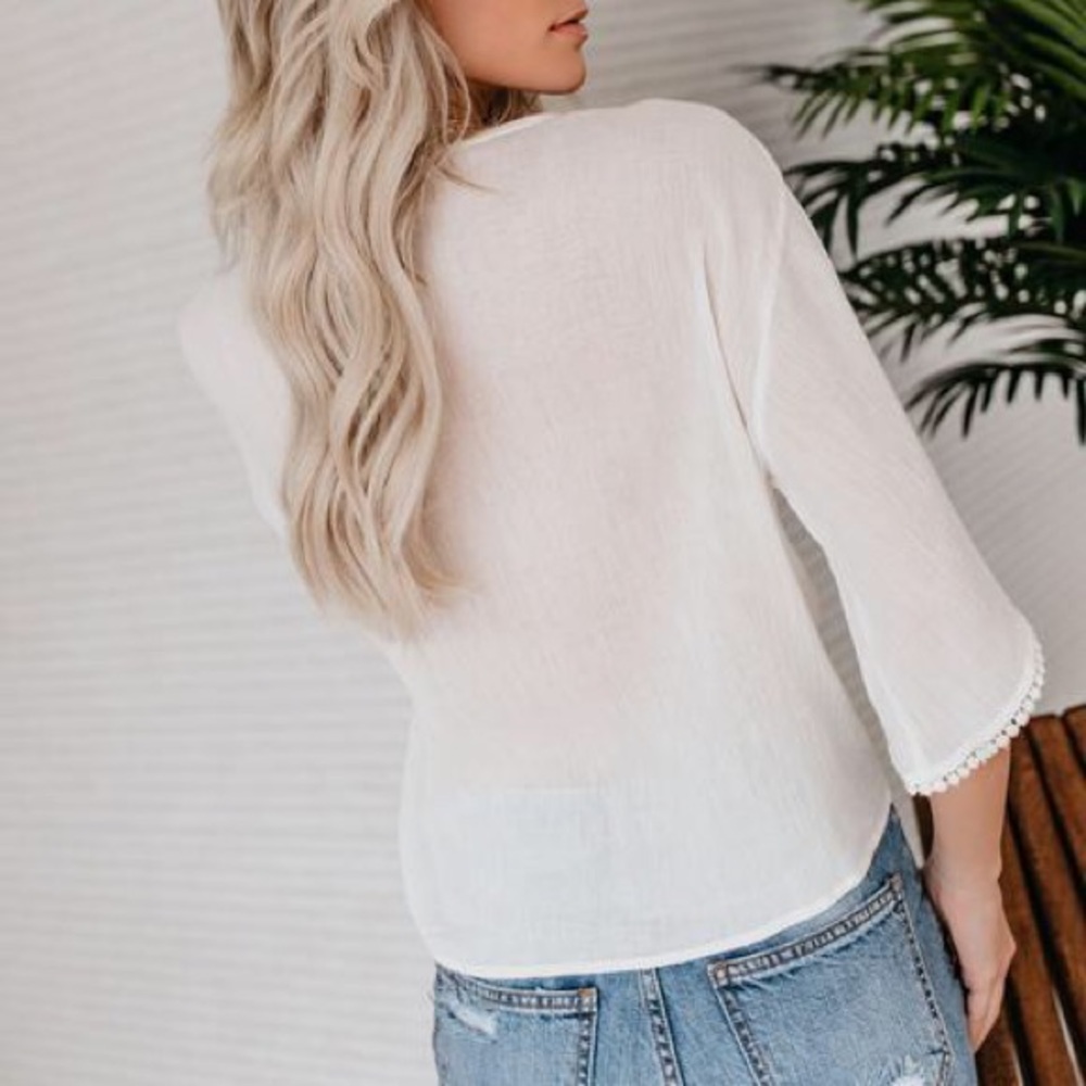 ‘Weekend In San Fran’ Shift White Top - Picture 3 of 8